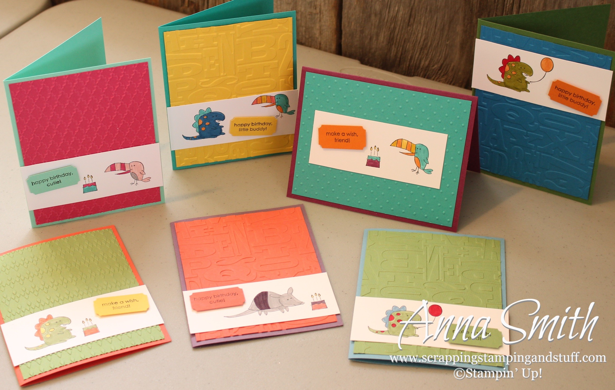 Kids Cards using Little Buddy Stamp Set