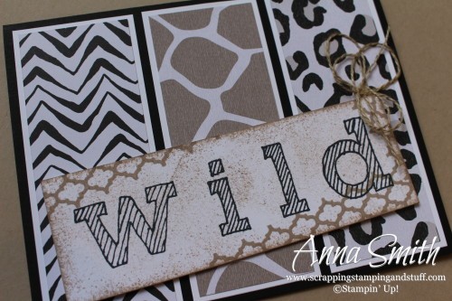 Stampin' Up! Go Wild Card