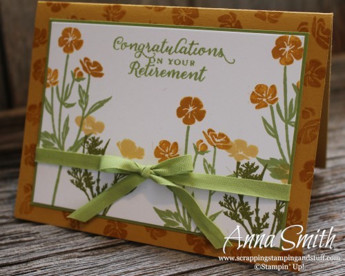 Wild About Flowers Retirement Card
