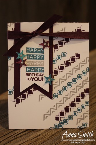 Bohemian Borders Birthday card #TGIFC10