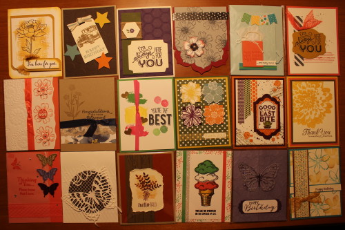 Stampin' Up! Convention Card Swaps