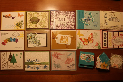 Stampin' Up! Convention Card Swaps