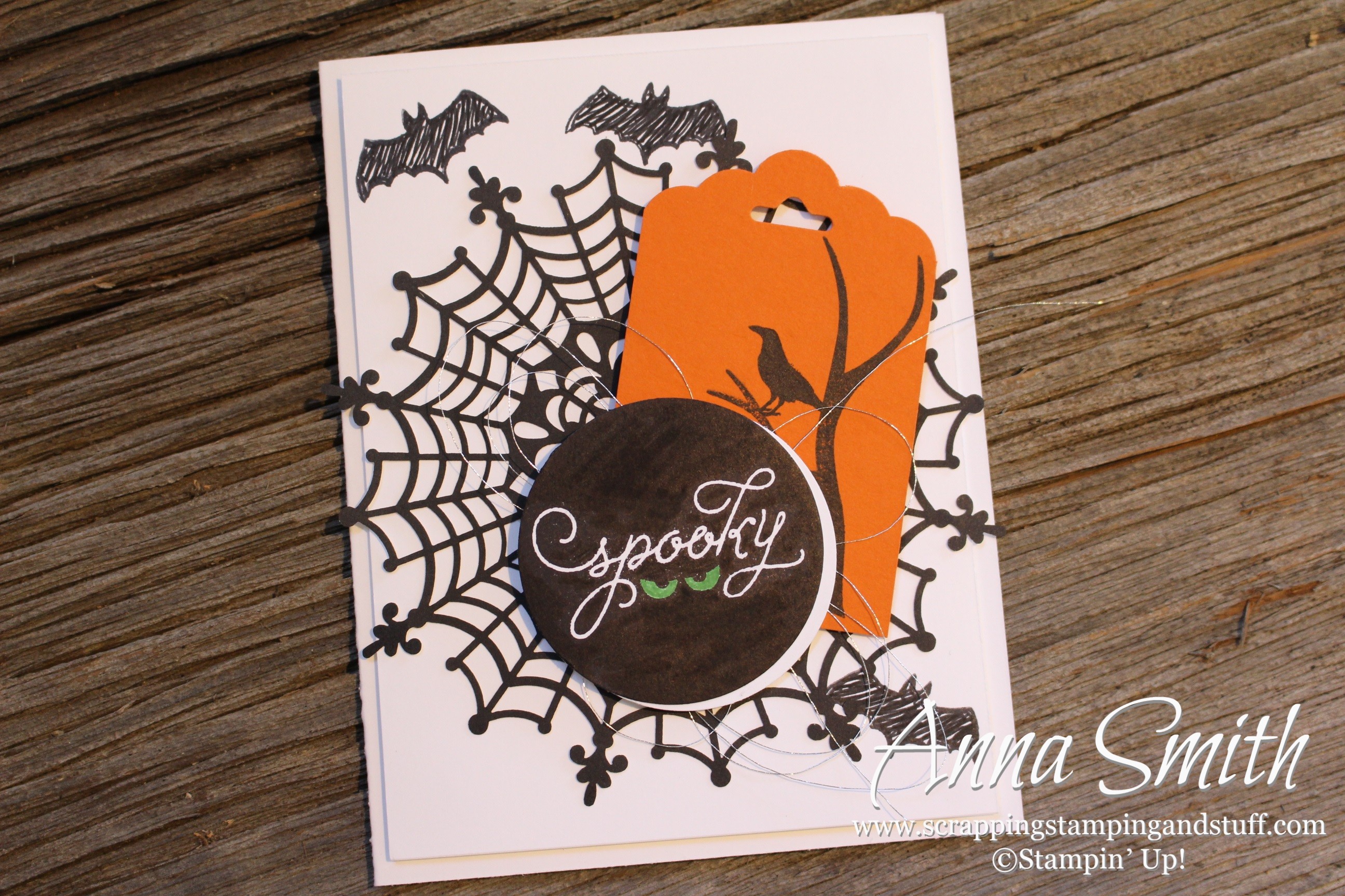 Sneak Peek – Spooky Spiderweb Halloween Card