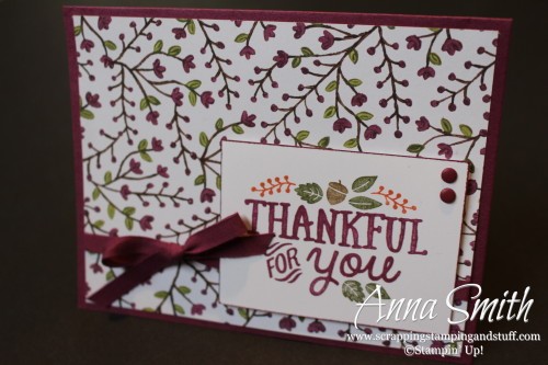 Thankful for You Invitations featuring Thankful Forest Friends and Into the Woods designer paper