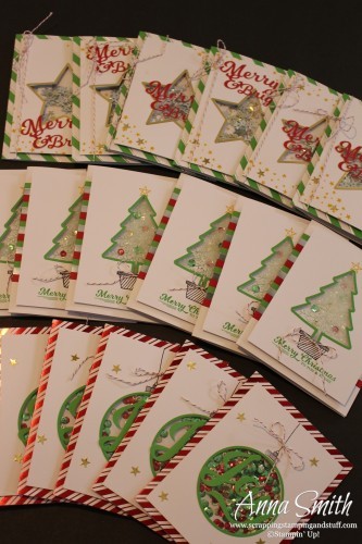 To You and Yours Shaker Cards Kit Tutorial Stampin' Up! Beautiful Christmas Card Kit for beginning and experienced crafters alike!