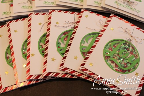 To You and Yours Shaker Cards Kit Tutorial Stampin' Up! Beautiful Christmas Card Kit for beginning and experienced crafters alike!