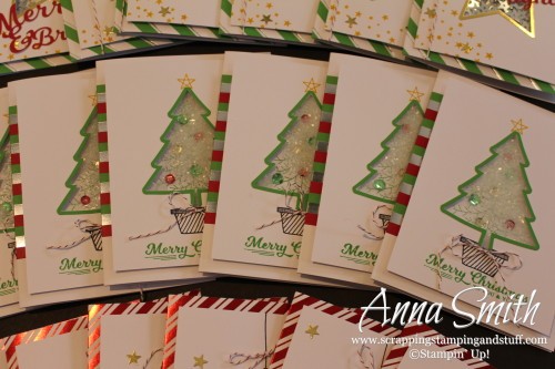 To You and Yours Shaker Cards Kit Tutorial Stampin' Up! Beautiful Christmas Card Kit for beginning and experienced crafters alike!