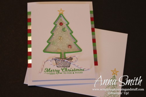 To You and Yours Shaker Cards Kit Tutorial Stampin' Up! Beautiful Christmas Card Kit for beginning and experienced crafters alike!