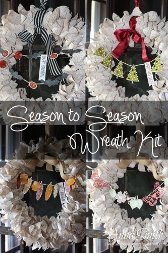 Season to Season Wreath Kit Video Tutoral. Decorate for fall, Halloween and Christmas.