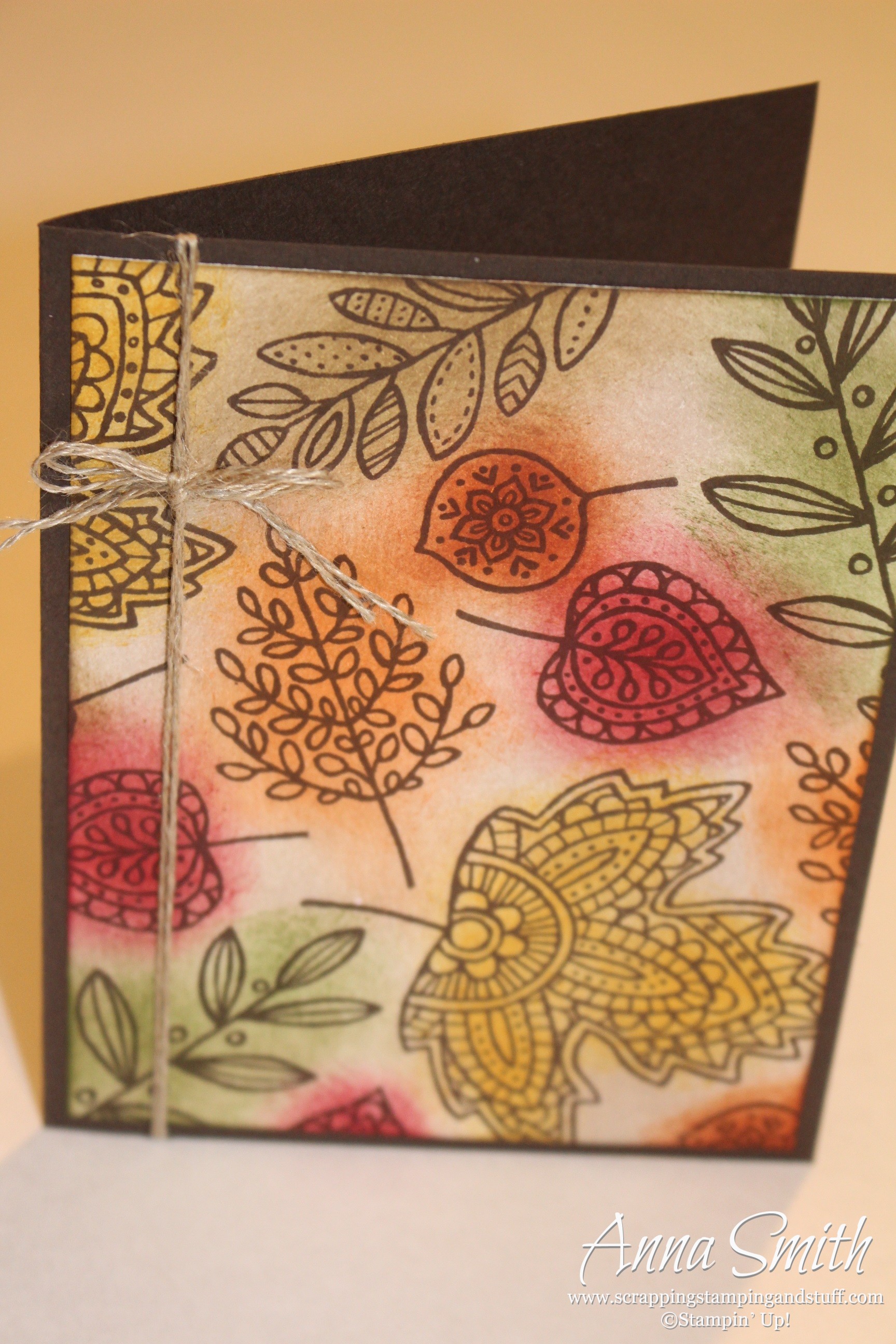 Lighthearted Leaves Fall Card
