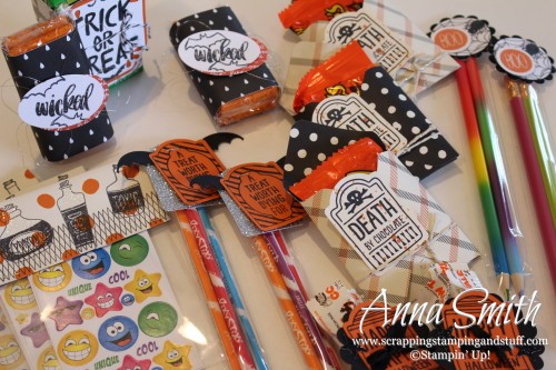 DIY Halloween Treats featuring Stampin' Up! products