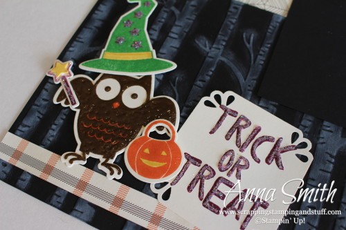 Howl-O-Ween Treat Scrapbook Page
