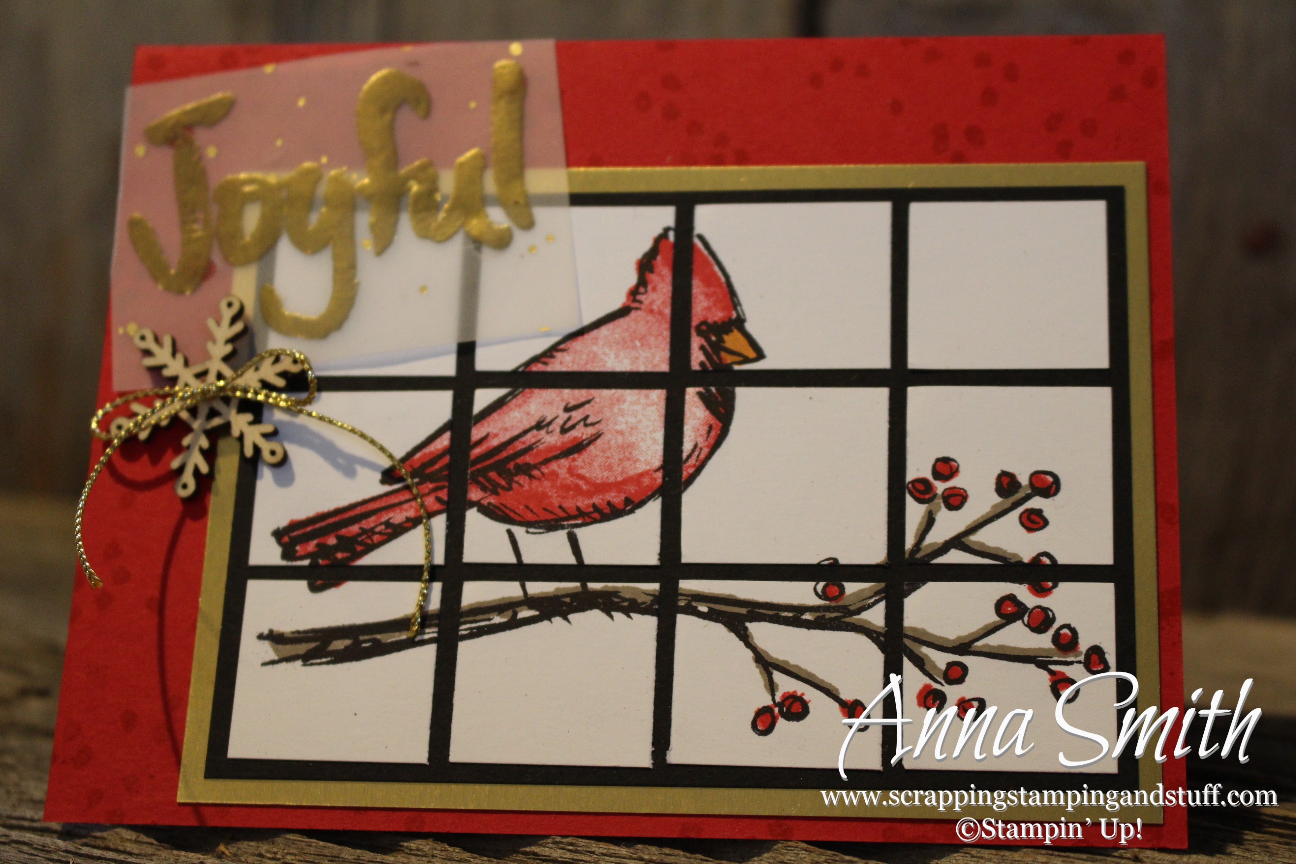 Joyful Season Cardinal Christmas Card