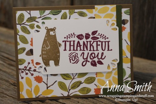 Thankful Forest Friends Card Set featuring Into the Woods designer series paper