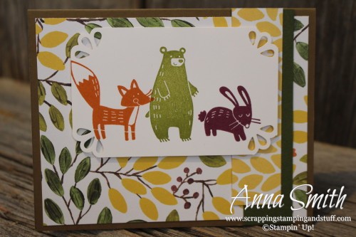 Thankful Forest Friends Card Set featuring Into the Woods designer series paper