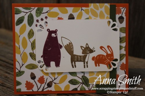 Thankful Forest Friends Card Set featuring Into the Woods designer series paper