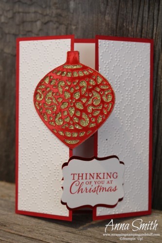 Embellished Ornaments Gate Fold Card
