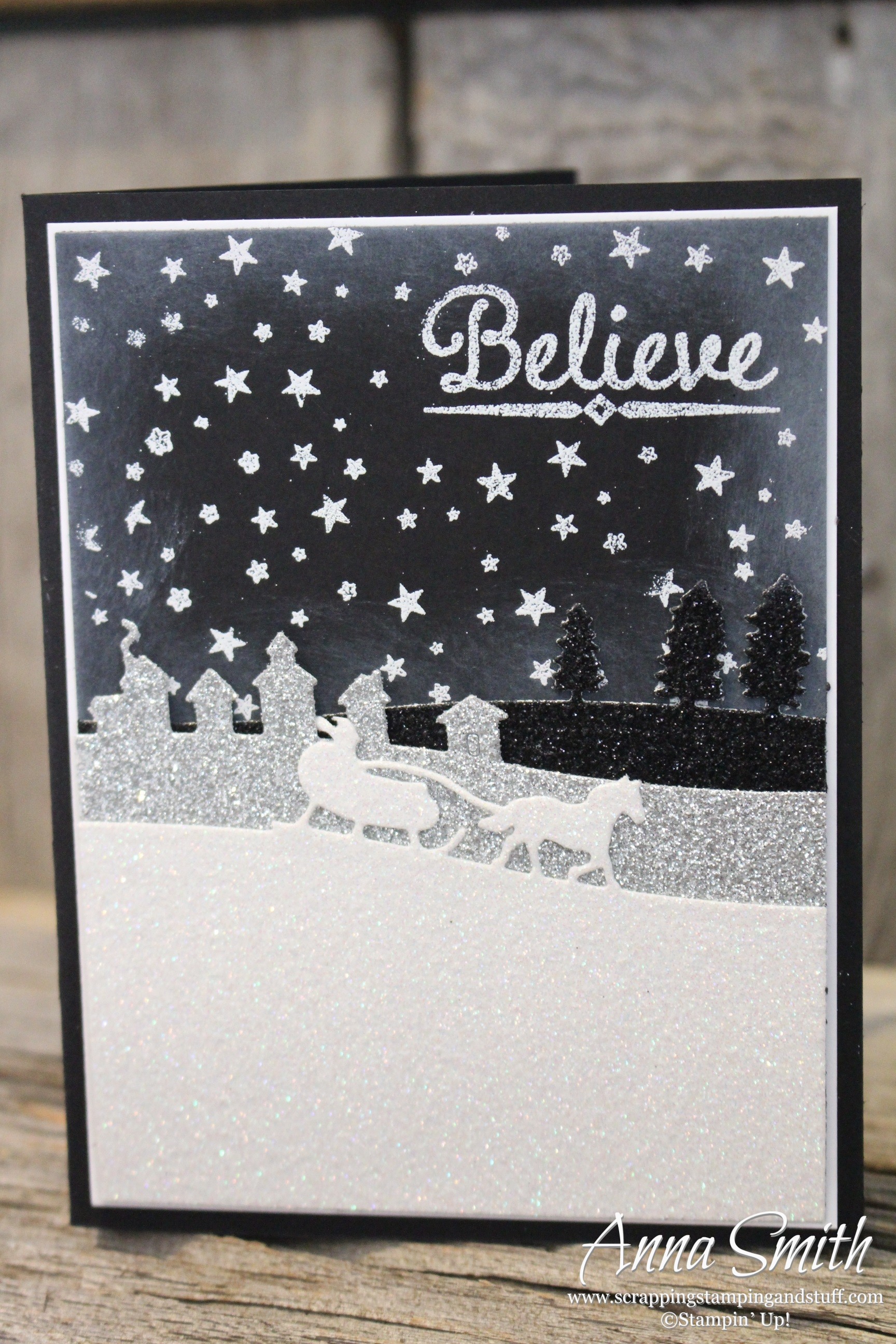 A Magical Night Christmas Card