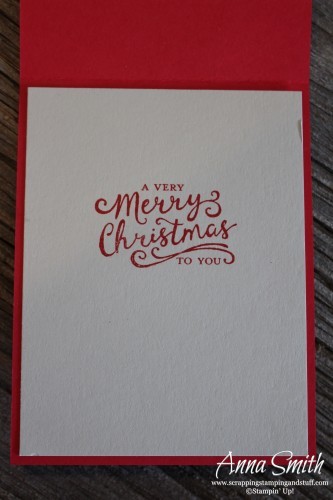Reason for the Season Poinsettia Card Stampin' Up!