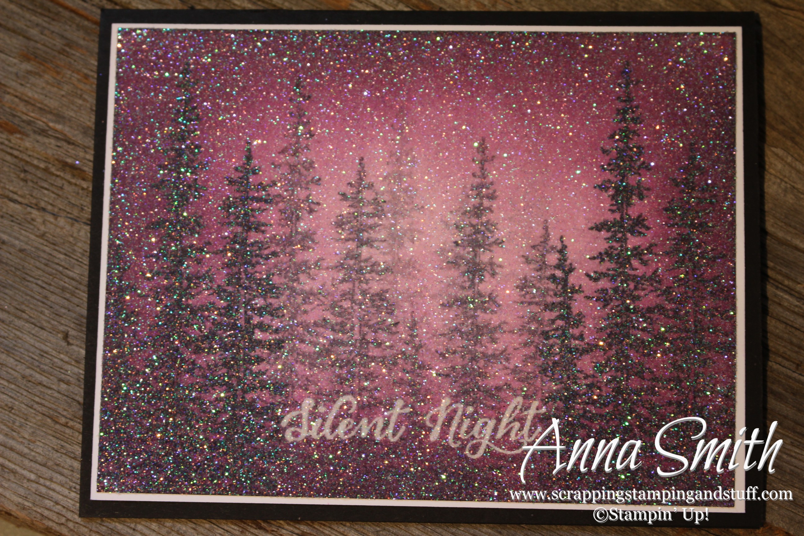 Blackberry Bliss Silent Night Card
