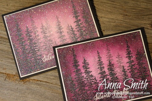 Two Ways to Add Glitter to Your Papercrafting Projects using Iridescent Ice Embossing Powder and Heat & Stick Powder