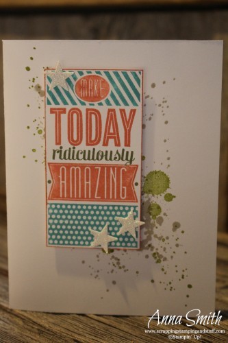 Ridiculously Amazing Birthday Card Stampin' Up! Amazing Birthday and Gorgeous Grunge stamp sets