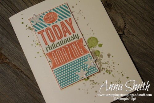 Ridiculously Amazing Birthday Card Stampin' Up! Amazing Birthday and Gorgeous Grunge stamp sets