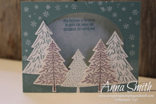Peaceful Pines Christmas Card Stampin' Up!