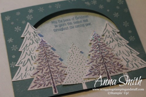 Peaceful Pines Christmas Card Stampin' Up!