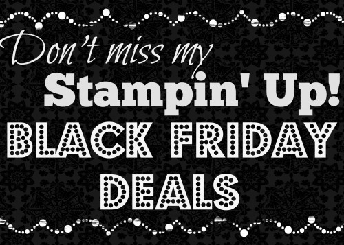 Stampin' Up! Black Friday Deals