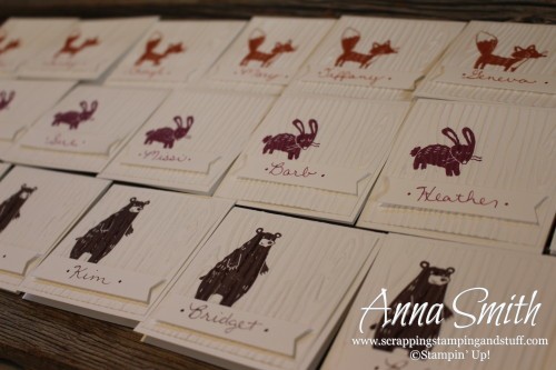 Thankful Forest Friends Place Cards