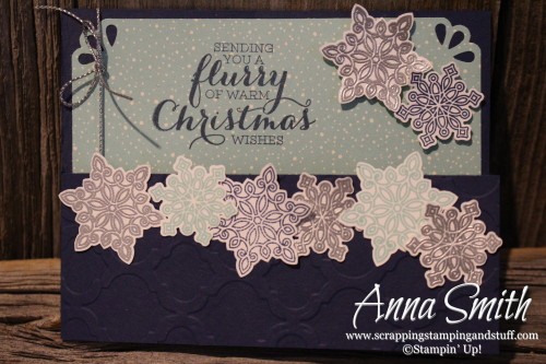 Flurry of Wishes Christmas Card Stampin' Up!