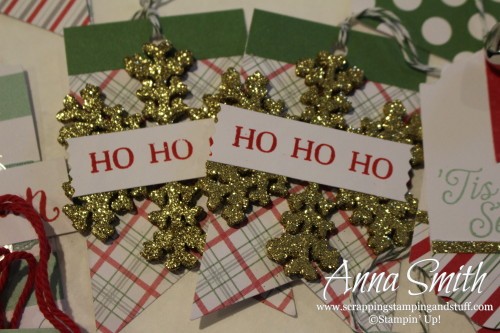 Oh What Fun Christmas Tags Kit from Stampin' Up! These are the cutest tags ever!