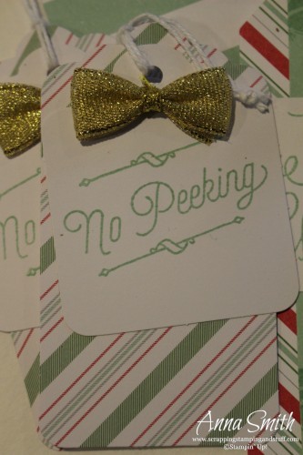 Oh What Fun Christmas Tags Kit from Stampin' Up! These are the cutest tags ever!