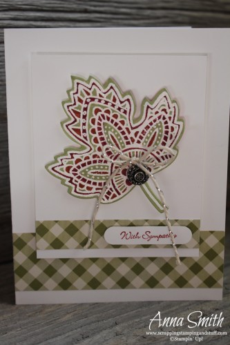 Lighthearted Leaves Sympathy Card