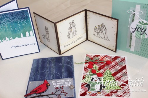 Scrapping Stamping and Stuff- Handmade Christmas cards