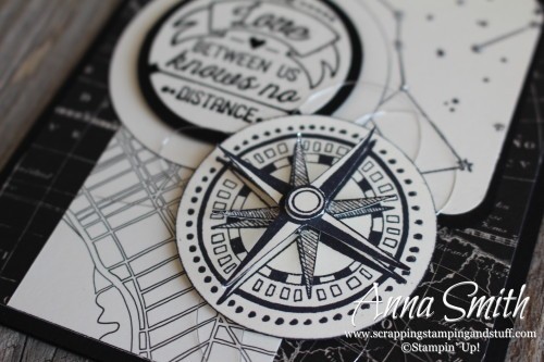 Sneak peek of the Stampin' Up! Going Places Stamp Set! This stamp set and paper are great for men and masculine cards. I love the black and white!