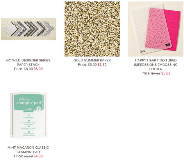 New Stampin’ Up! Weekly Deals!