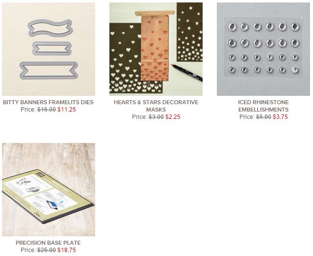 New Stampin’ Up! Weekly Deals!