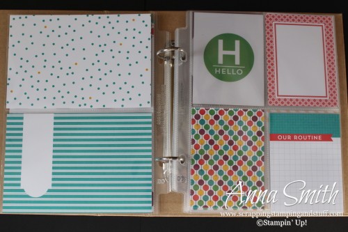 ICS Blog Hop - Girl Gift Idea - Project Life album featuring This Is the Life Card Collection and Accessory Kit