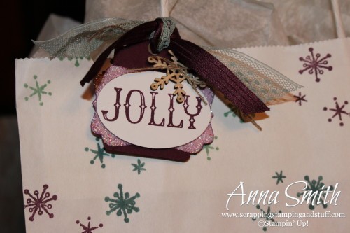 ICS Blog Hop Perfectly Packaged - Handmade Gift Bag using Thankful Forest Friends, Snow Place, Peaceful Pines and Oh What Fun stamp sets
