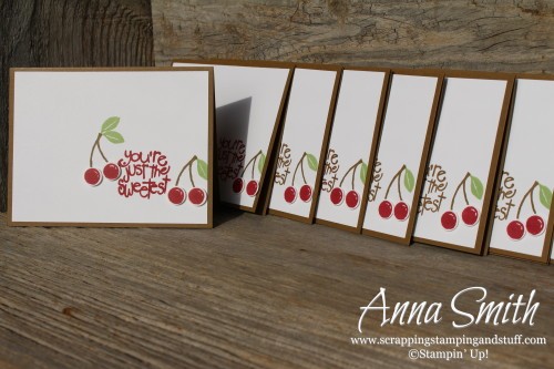 The Sweetest Cherry Card made with Stampin' Up! Apple of My Eye stamp set