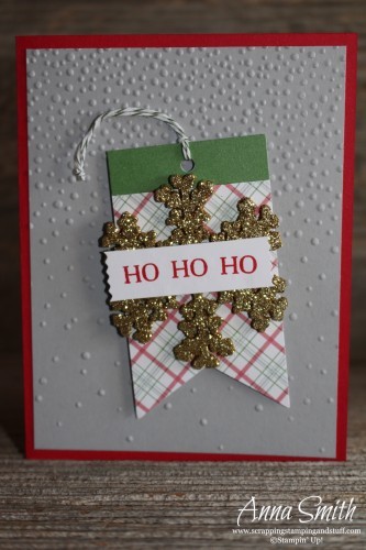 Quick and easy Christmas cards using the Oh What Fun Tag Kit