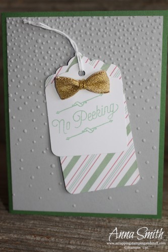 Quick and easy Christmas cards using the Oh What Fun Tag Kit