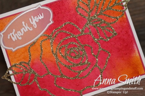 Watercolor Rose Wonder Card Stampin' Up!