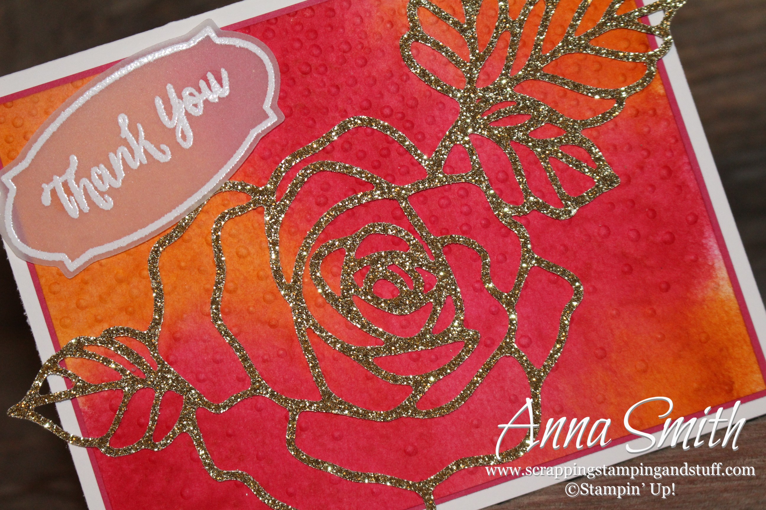 Watercolor Rose Wonder Card