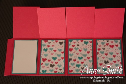 Card in a Box with video tutorial and written instructions. Made with Bear Hugs stamp set and Have a Cuppa designer paper
