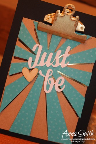 Stampin' Up! Enjoy the Little Things Project Kit clipboard seasonal display