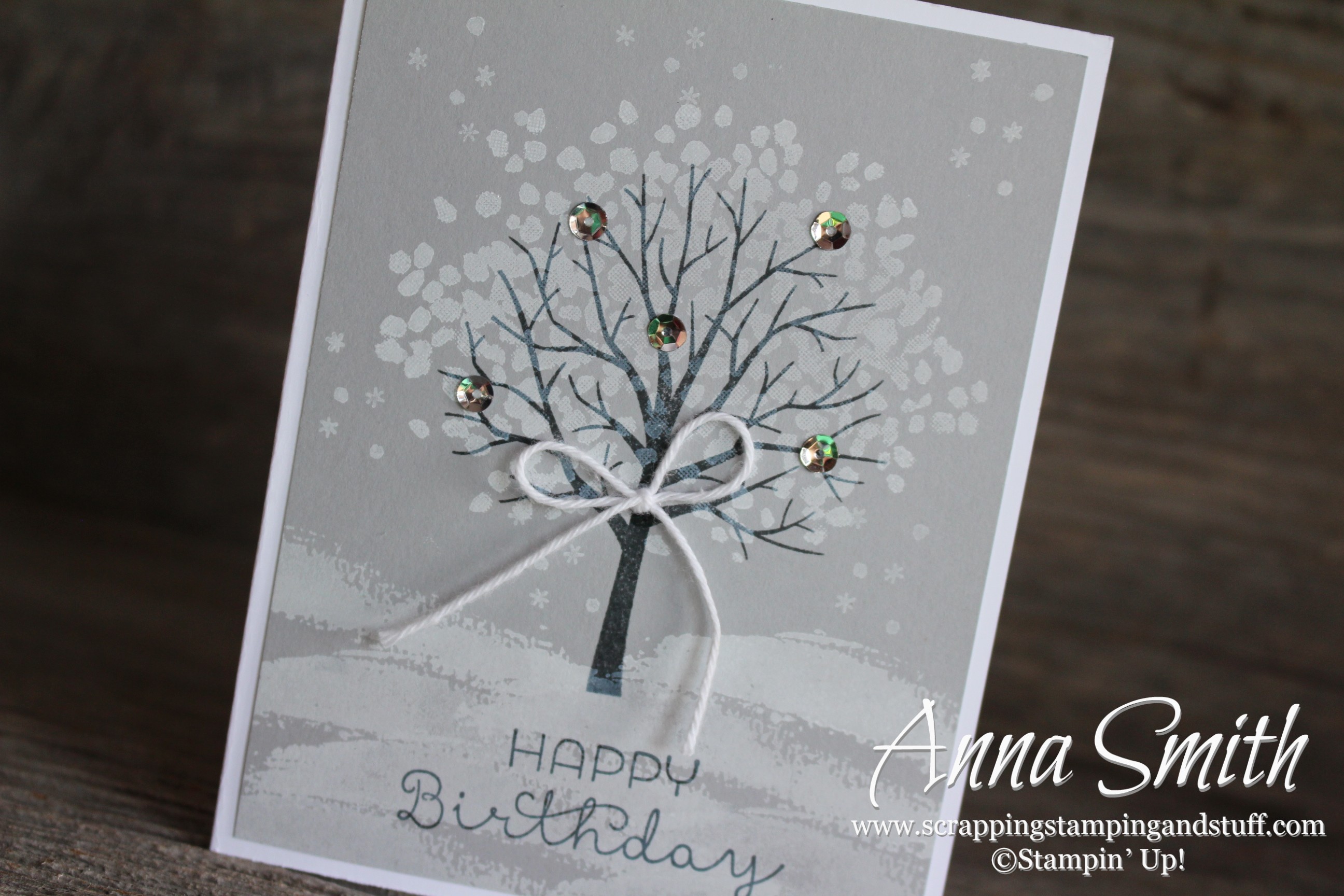 Winter Sheltering Tree Card