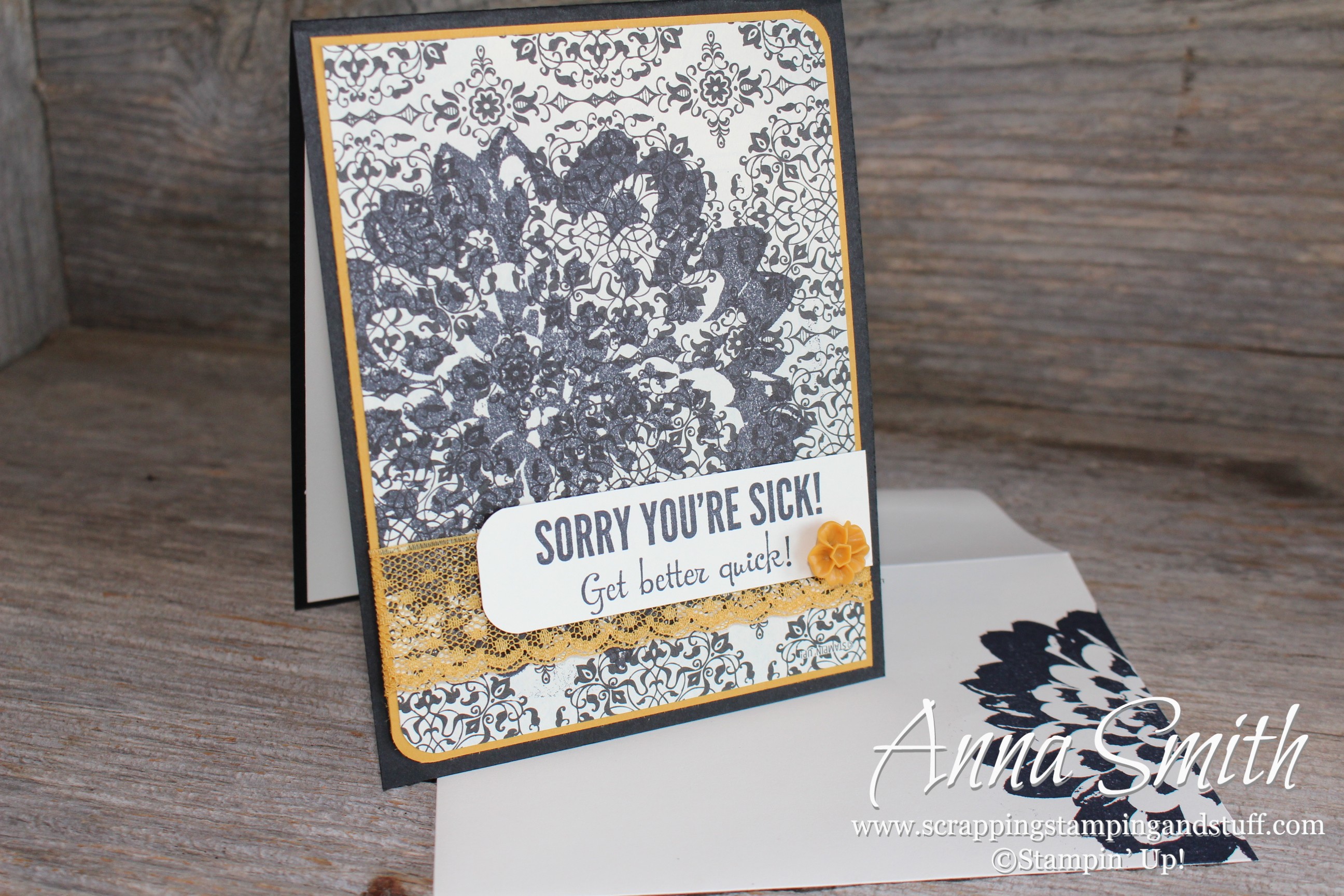 Definitely Dahlia Thinking of You Card